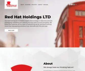 Redhatholdings.com(Red Hat Holdings Limited) Screenshot