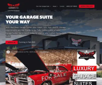 Redhawkgaragesuites.com(Red Hawk Garage Suites) Screenshot