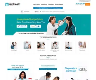 Redheal.com("Hale Clinics) Screenshot