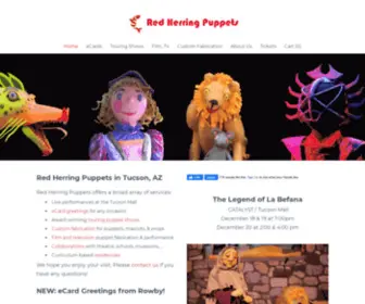 Redherringpuppets.com(Red Herring Puppets) Screenshot