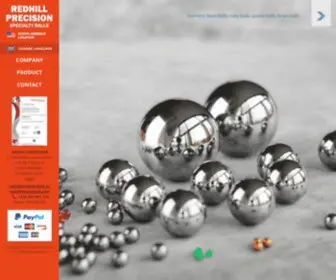 Redhill-Balls.eu(Redhill Precision Specialty Balls) Screenshot