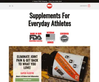 Redhnutrition.com(Supplements For The Everyday Athlete) Screenshot