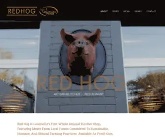 Redhogartisanmeat.com(Red Hog Artisan Meat) Screenshot