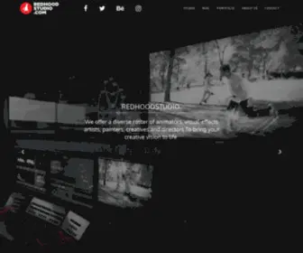 Redhoodstudio.com(Graphic studio based in Prague) Screenshot