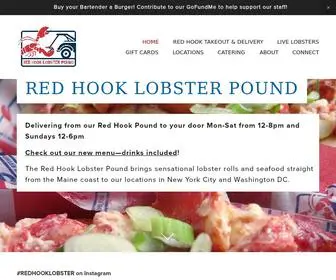 Redhooklobster.com(Red Hook Lobster Pound) Screenshot