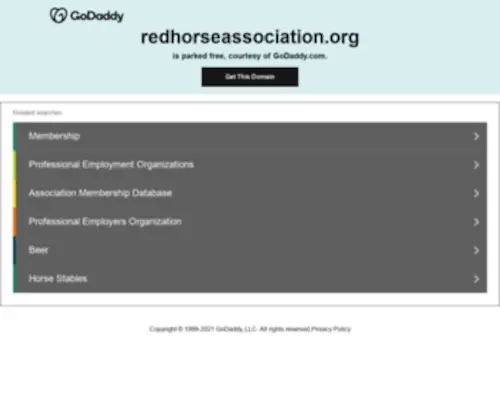 Redhorseassociation.org(Index) Screenshot