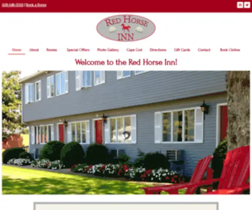 Redhorseinn.com(The Red Horse Inn Cape Cod) Screenshot