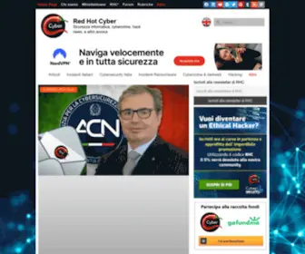 Redhotcyber.com(Red Hot Cyber) Screenshot