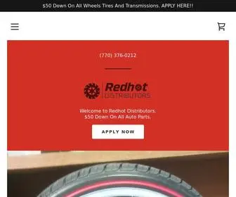 Redhotdistributors.com(Tires for Sale) Screenshot