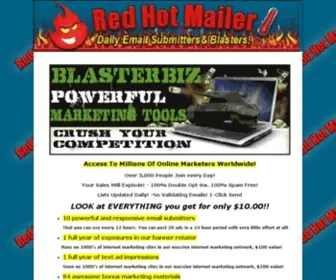 Redhotmailer.com(Red Hot Mailer) Screenshot