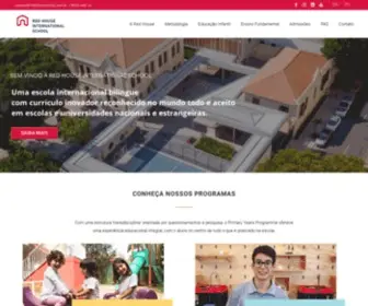 Redhouseschool.com.br(Red House International School) Screenshot