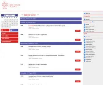 Redhouseschoolcalendar.co.uk(Red House School Calendar) Screenshot