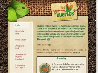 Redhuertos.org(Red de Huertos Escolares) Screenshot