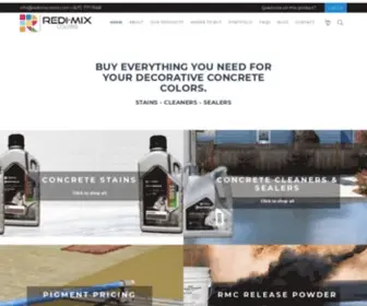 Redimixcolors.com(Concrete Stains) Screenshot