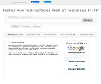 Redirection-Web.net(Redirection web) Screenshot