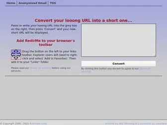 Redirme.com(Shorten your url to something readable) Screenshot