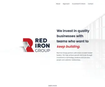 Redirongroup.com(We invest in quality business with teams who want to keep building) Screenshot