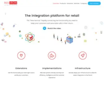 Redirontech.com(The integration platform for retail) Screenshot