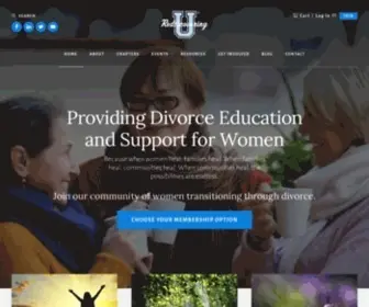Rediscoveringu.com(Divorce Education and Support for Women dealing with divorce. Rediscovering U) Screenshot
