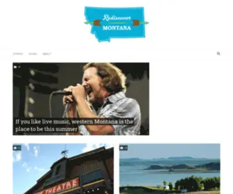 Rediscovermt.com(Rediscover Montana) Screenshot
