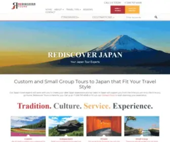 Rediscovertours.com(Japan tours experts) Screenshot