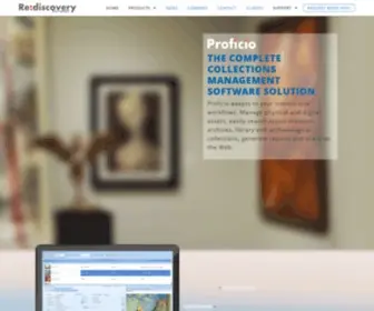 Rediscoverysoftware.com(The Collection Management Software) Screenshot