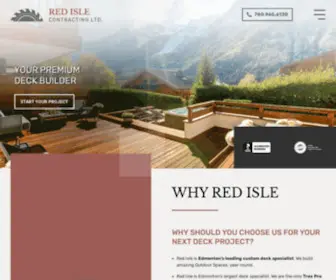 Redisledecks.com(Edmonton Decks) Screenshot