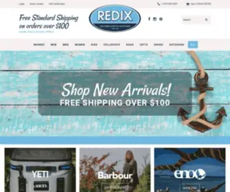 Redixstore.com(Shop Redix at Wrightsville Beach) Screenshot