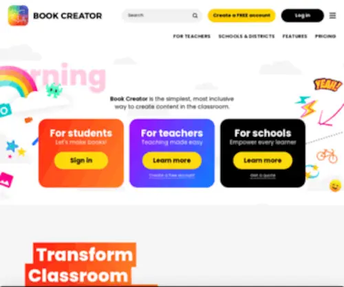 Redjumper.net(Teachers love it. Students love it. Book Creator) Screenshot