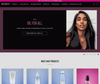 Redken.co.nz(Redken® Australia & New Zealand) Screenshot