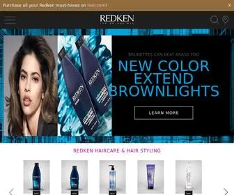 Redken.com(Haircare, Hair Styling, Hair Color, & Products) Screenshot