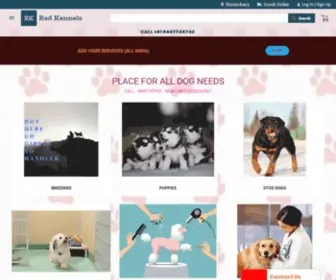 Redkennels.com(Place For All Your Dog Needs) Screenshot