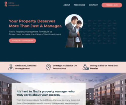 Redkeymanagement.com(Just another WordPress site) Screenshot
