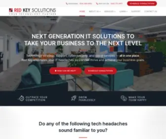 Redkeysolutions.com(Managed IT Services New York) Screenshot