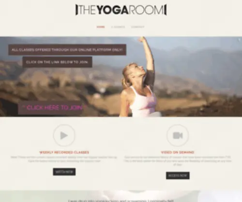 Redlandsyoga.com(The Yoga Room) Screenshot