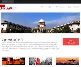Redlaw.in(Redlaw Legal Services) Screenshot