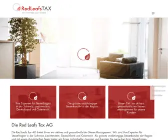 Redleafstax.com(Red Leafs Tax) Screenshot