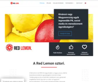 Redlemon.hu(Red Lemon Media) Screenshot