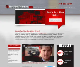 Redlightcameradefenders.com(Redlightcameradefenders) Screenshot