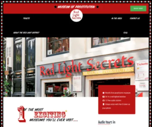 Redlightsecrets.com(Museum of Prostitution Amsterdam) Screenshot