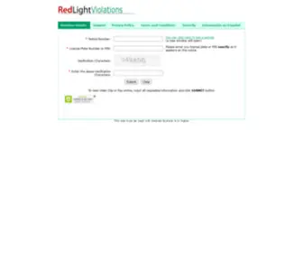 Redlightviolations.com(Redlightviolations) Screenshot