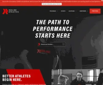 Redlineathletics.com(Sports Training) Screenshot