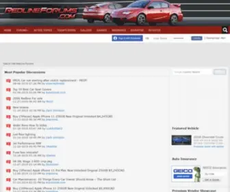 Redlineforums.com(Saturn ION RedLine Forums) Screenshot