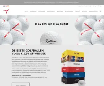 Redlinegolf.eu(Golfballen bedrukken met naam) Screenshot