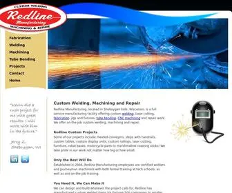 Redlinemfgllc.com(Redline Manufacturing) Screenshot