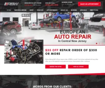 Redlinespeedworx.com(Euro Auto Repair Green Brook Township NJ) Screenshot