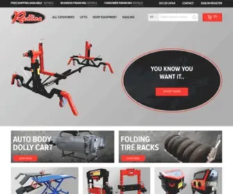 Redlinestands.com(Automotive Shop Equipment) Screenshot