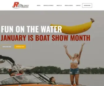 Redlinewatersports.com(The Fun on the Water showroom at Redline Watersports) Screenshot