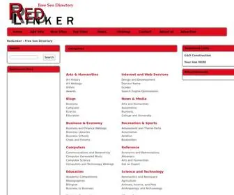 Redlinker.com(Free seo link directory) Screenshot