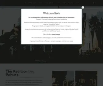 RedlionbABCAry.co.uk(Somerset Pub) Screenshot